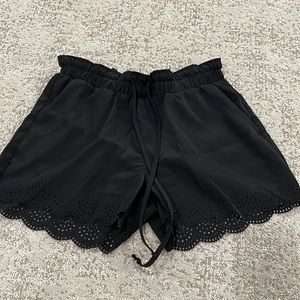 Womens black shorts size M